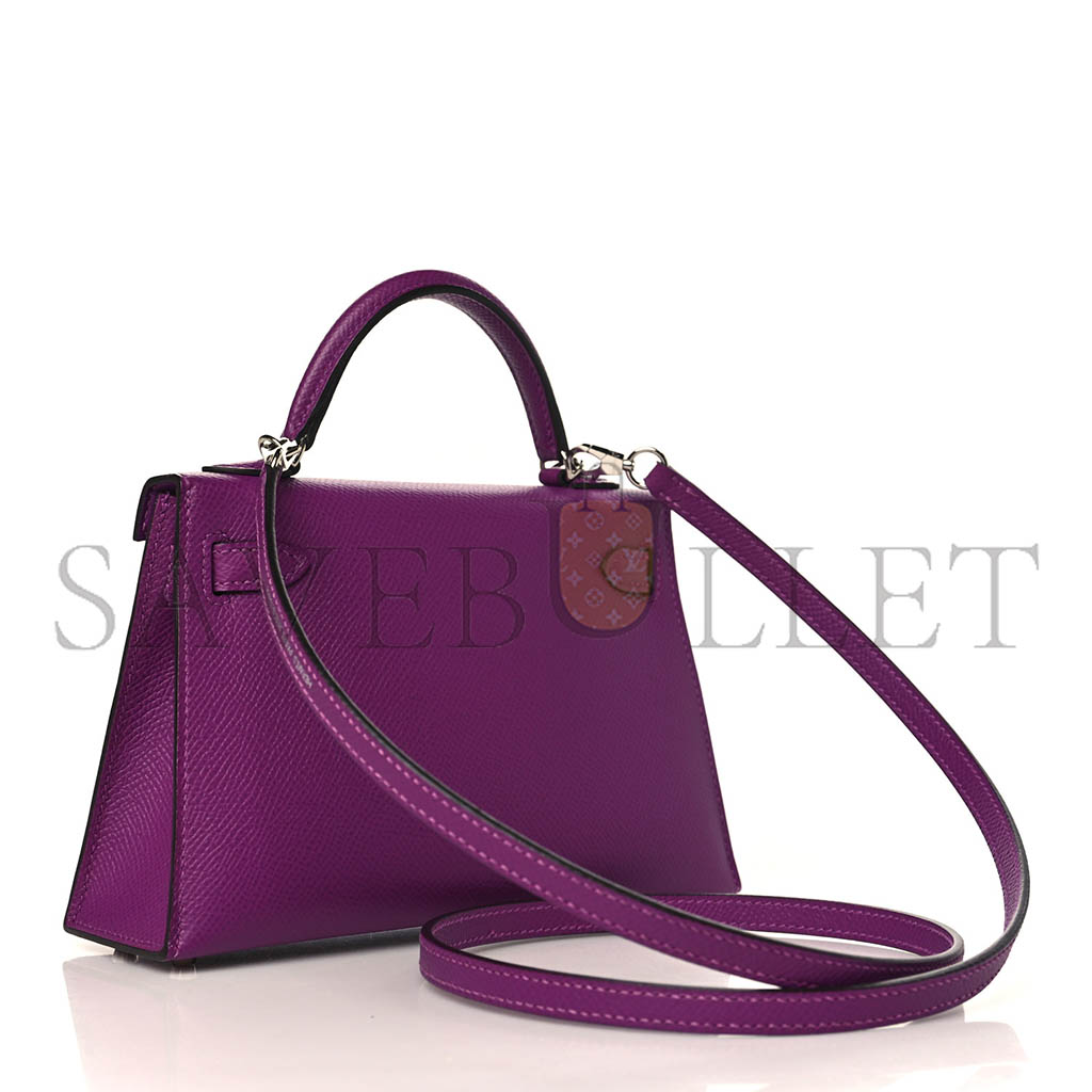 H**mes master epsom mini kelly sellier 20 anemone (19*12*5.5cm)